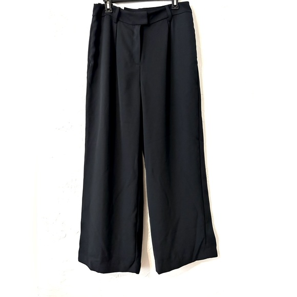 SOLD. NEW. Unused Black High Wasted Wide Leg Trousers. - Picture 1 of 7